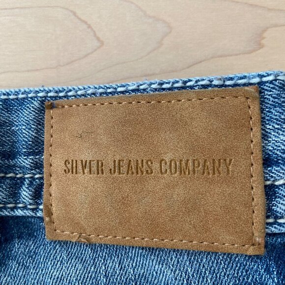 Silver Jeans Co. Eddie Mens relaxed fit lightweight Denim Jeans size 36 raw hems - Picture 4 of 10